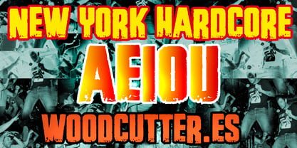 New York Hardcore Font Poster 5