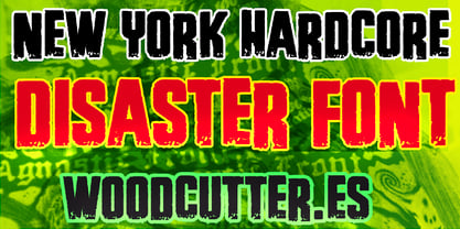 New York Hardcore Font Poster 1