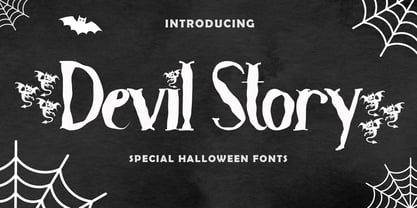 Devil Story Font Poster 1