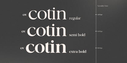 OV Cotin Serif Font Poster 12