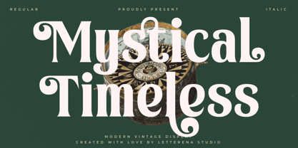 Mystical Timeless Font Poster 1