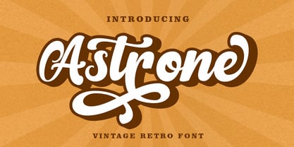 Astrone Font Poster 1