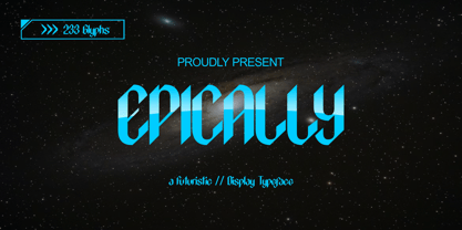 Epically Font Poster 1