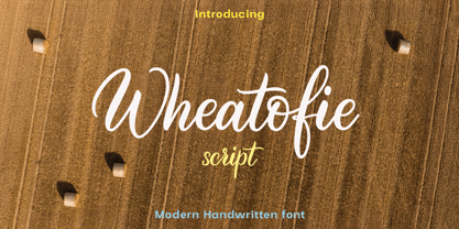 Wheatofie Font Poster 1