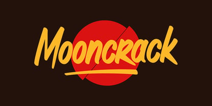Mooncrack Font Poster 1