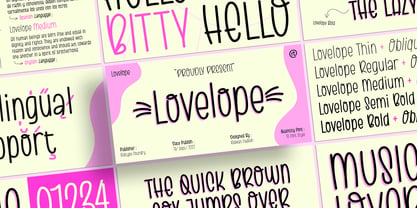 Lovelope Font Poster 1