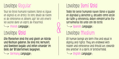 Lovelope Font Poster 5