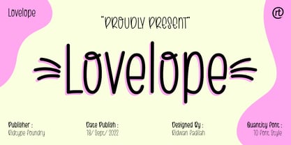 Lovelope Font Poster 2