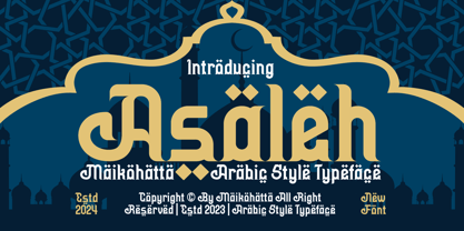 Asaleh Font Poster 1