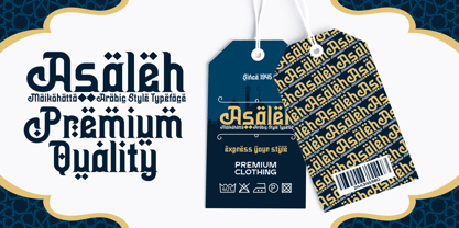 Asaleh Font Poster 4