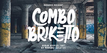 Combo Briketto Fuente Póster 1