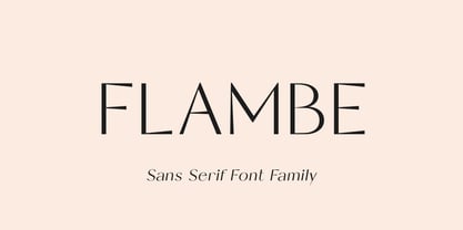 Flambe Font Poster 1