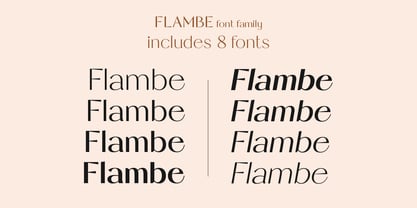 Flambe Font Poster 6