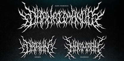 Mad Revenge Metal Font Poster 2