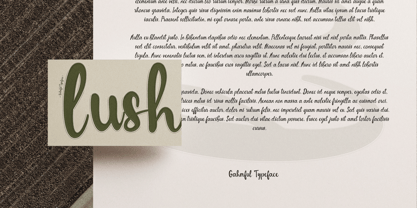 Gahmful Font Poster 7