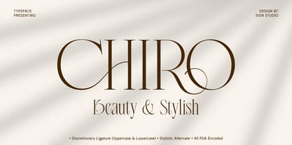 Chiro Font Poster 1