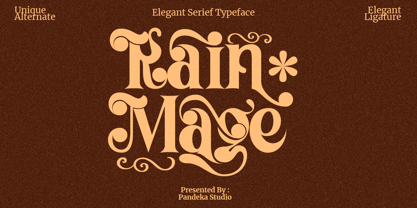 Rain Mage Font Poster 1