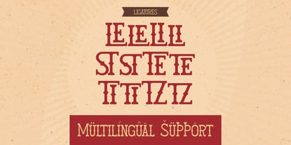 Lemunost Western Font Poster 11