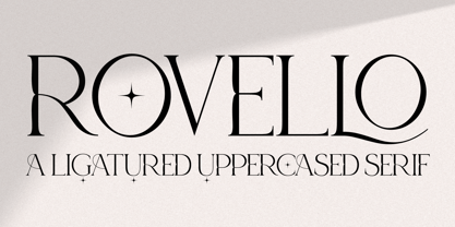 Rovello Serif Font Poster 1