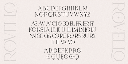 Rovello Serif Font Poster 9