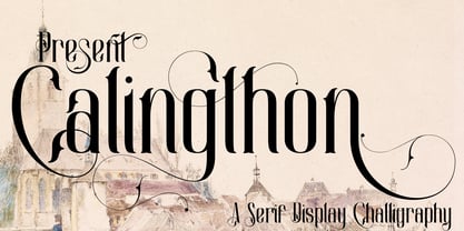 Calingthon Font Poster 1