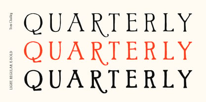 TC Quarterly Font Poster 1