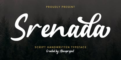 Srenada Font Poster 1