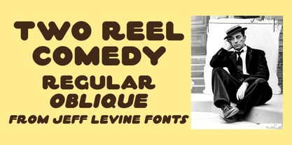 Two Reel Comedy JNL Font Poster 1