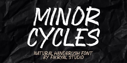 Minor Cycles Font Poster 1