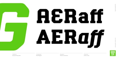 Esquina Rounded Font Poster 5