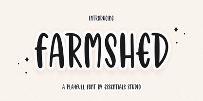 Farmshed Font Poster 1