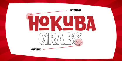 Hokuba Grabs Font Poster 4