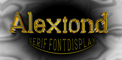 Alexiond Font Poster 4