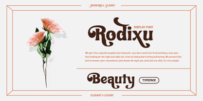 Rodixu Font Poster 2