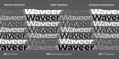 Waveer Font Poster 1