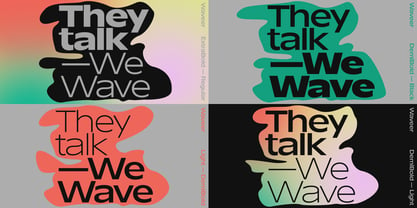 Waveer Font Poster 3