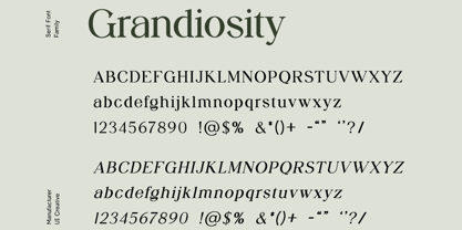 Grandiosity Font Poster 7