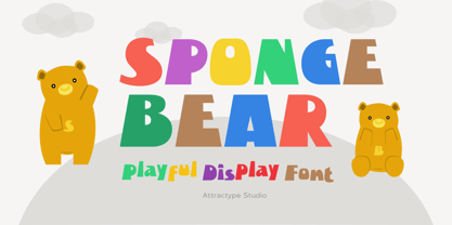 Sponge Bear Font Poster 1
