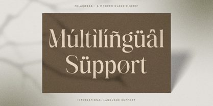 Milarossa Font Poster 12