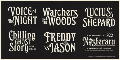 RTCO Fransworth Font Poster 2