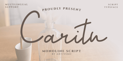 Caritu Font Poster 1