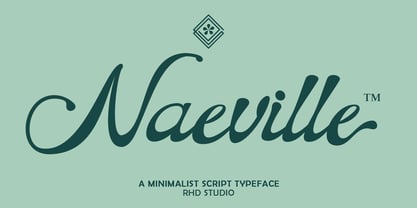 Naeville Font Poster 1