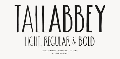 TC Tall Abbey Sans Font Poster 1