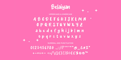 Belaiyan Font Poster 11