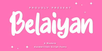 Belaiyan Font Poster 1