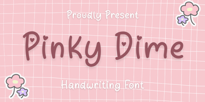 Pinky Dime Font Poster 1