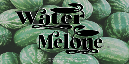 Hello Mellone Font Poster 2