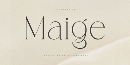 Maige Font Poster 1