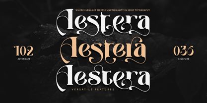 Aestera Font Poster 1