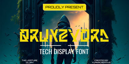 Qrunzvord Font Poster 1